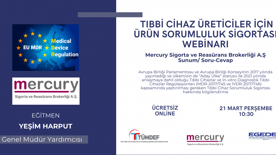 “MDR / IVDR KAPSAMINDA TIBBİ CİHAZ ÜRETİCİLER İÇİN ÜRÜN SORUMLULUK SİGORTASI”