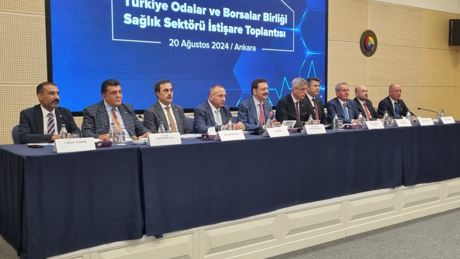 SAĞLIK SEKTÖRÜ İSTİŞARE İÇİN TOBB'DA BULUŞTU